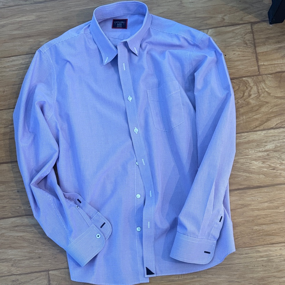 {UNTUCKit} Men's Purple Dress Shirt